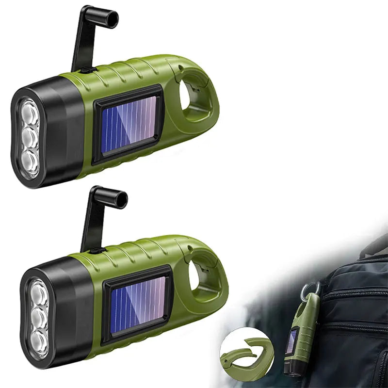 Handopwindbare Zaklamp – Altijd licht, zonder batterijen